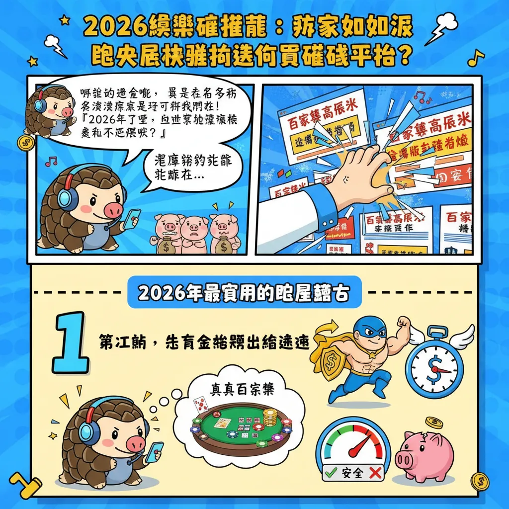 2026娛樂城推薦：玩家如何避開風險並挑選優質遊戲平臺？